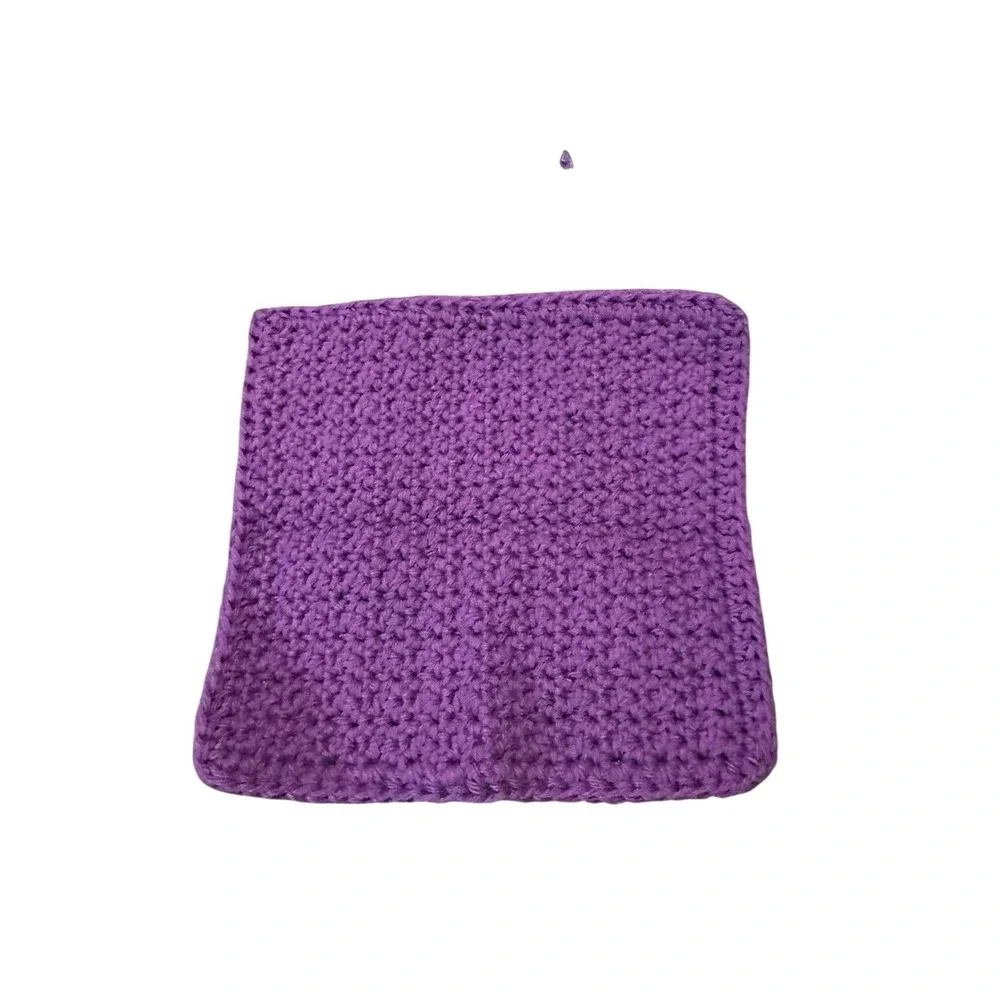 NEW crochet dish washing set 1 cotton wash cloth 1 dish scrubby handmade
